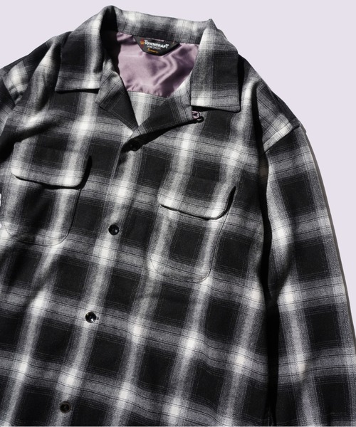 TOWNCRAFT（タウンクラフト） シャツ 50S W-FLAP OPEN COLLAR SHIRTS