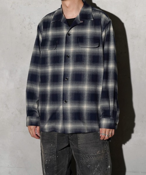 【希少】TOWNCRAFT タウンクラフト 50S W-FLAP シャツ TOWNCRAFT（タウンクラフト） シャツ 50S W-FLAP OPEN COLLAR SHIRTS