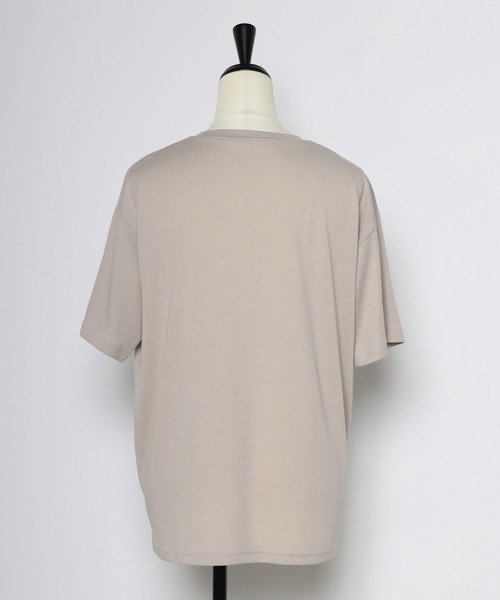 「Bonjour Sagan」 「refined works」半袖Tシャツ FREE グレイッシュベージュ レディース_画像5