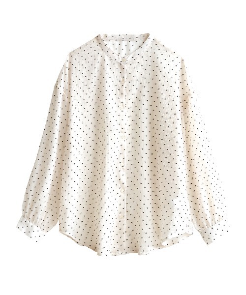 「e-zakkamania stores」 長袖ブラウス M アイボリー レディース_画像3