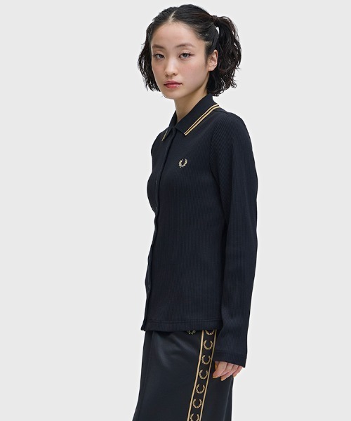 FRED PERRY（フレッドペリー） ポロシャツ ポロ Button Through Rib