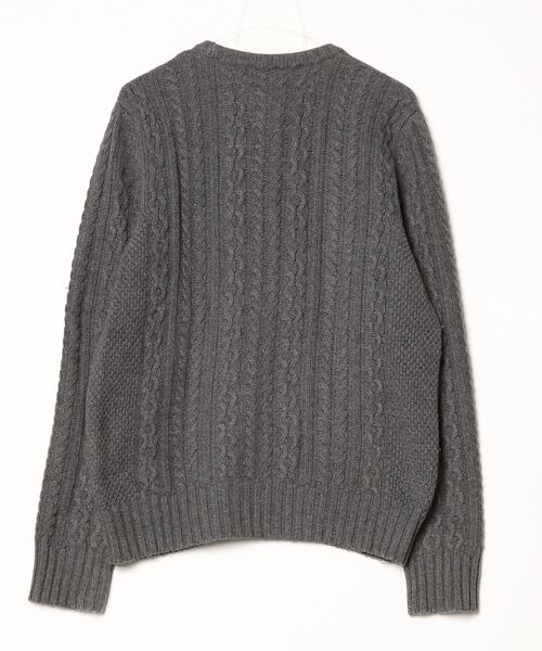 「FRANKLIN & MARSHALL」 長袖ニット S グレー メンズ_画像2