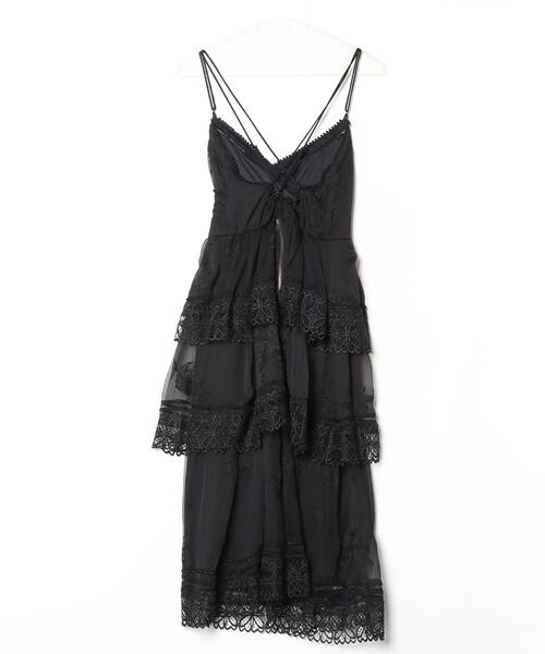「LILY BROWN」 キャミソールワンピース FREE ブラック レディース_画像2