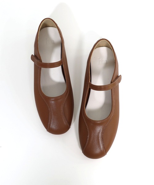 hiamu バレエシューズ パンプス 「着用動画あり・3色展開」バレエ