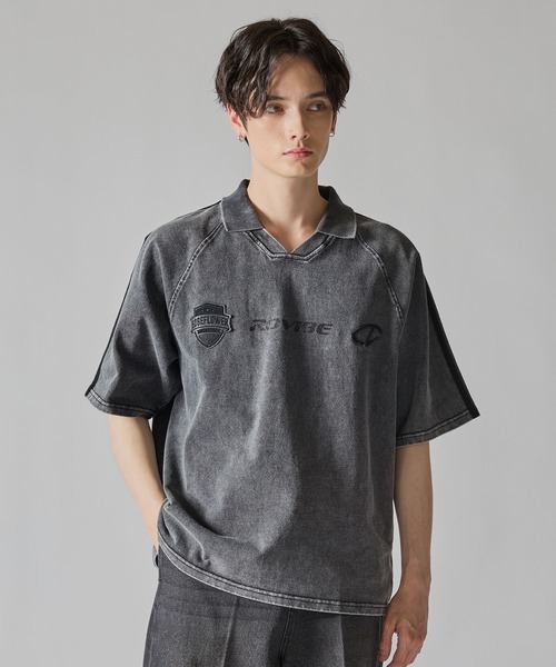 「CLEL」 半袖Tシャツ X-SMALL グレー メンズ_画像3