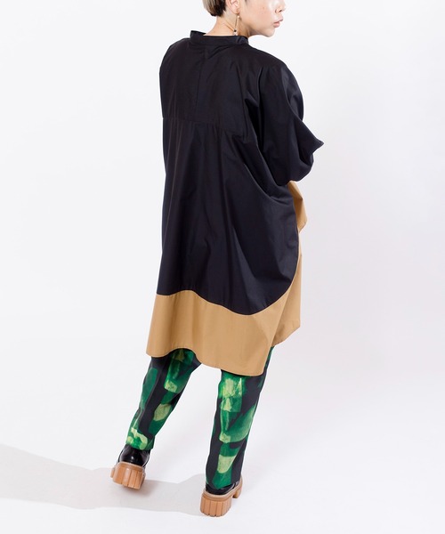 「OSMOSIS」 「loaf」長袖ブラウス ONE SIZE ブラック レディース_画像6