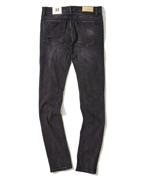 「mnml」 スキニーデニムパンツ LARGE ブラック メンズ_画像3