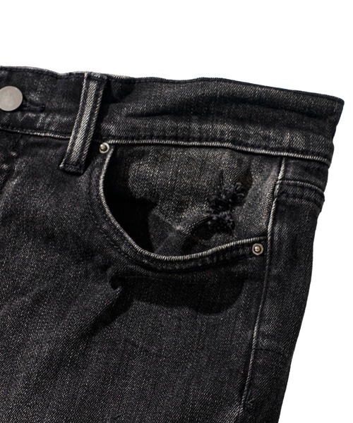 「mnml」 スキニーデニムパンツ LARGE ブラック メンズ_画像5