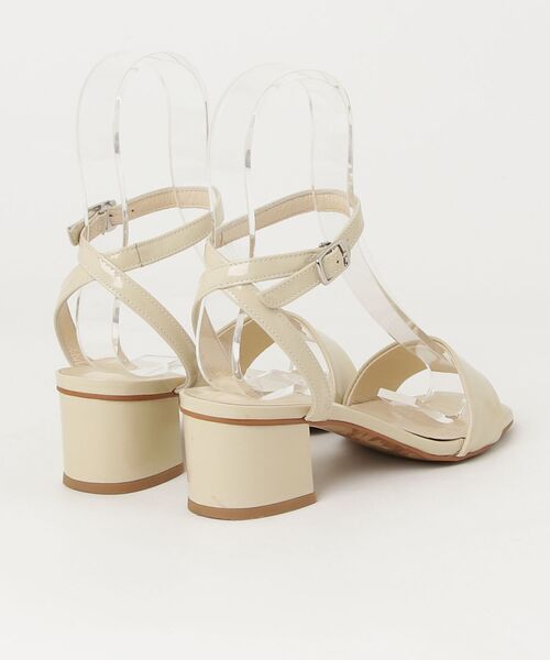 「ODETTE E ODILE」 ヒールサンダル 21.5cm ナチュラル レディース_画像2