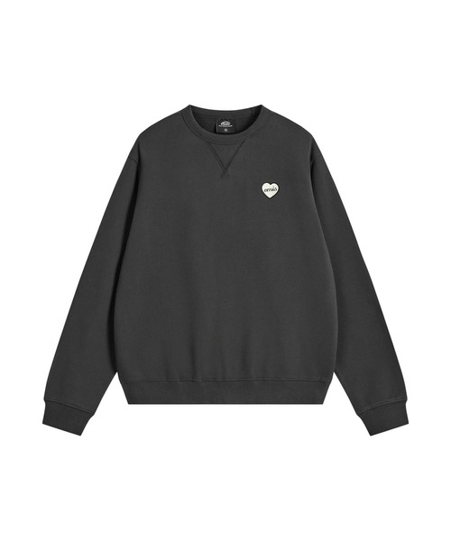 emis トレーナー スウェット HEART RUBBER PATCH SWEATSHIRT 