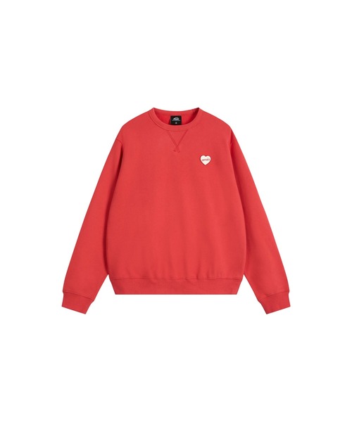 emis トレーナー スウェット HEART RUBBER PATCH SWEATSHIRT 