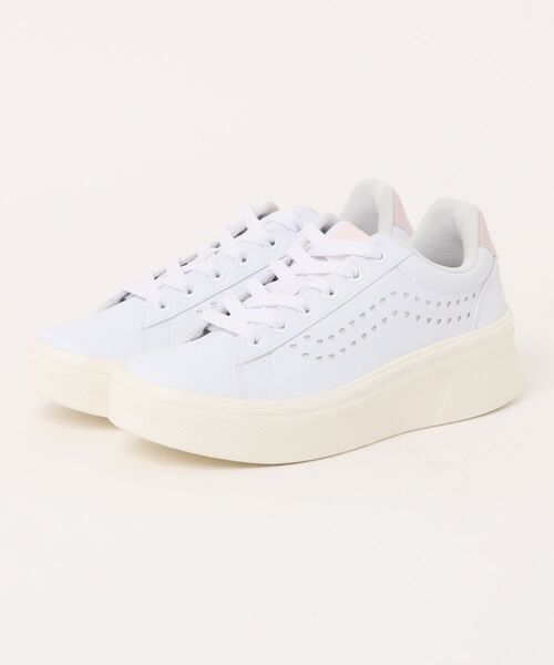 VANS（ヴァンズ） スニーカー PAYONK パヨンク V3952 HRT WHITE/PINK