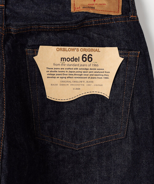 orSlow（オアスロウ） ジーンズ MODEL 66 1966s STANDARD DNM PNT 
