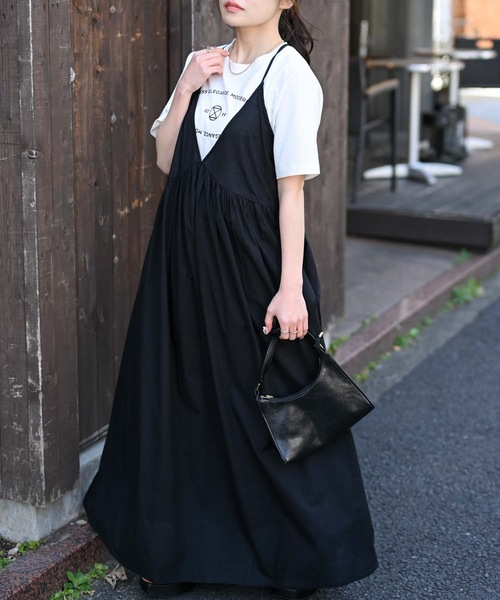 ＆HALF ワンピース 「indian Cotton Collection」インド綿フレアキャミ