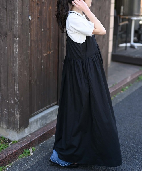 ＆HALF ワンピース 「indian Cotton Collection」インド綿フレアキャミ
