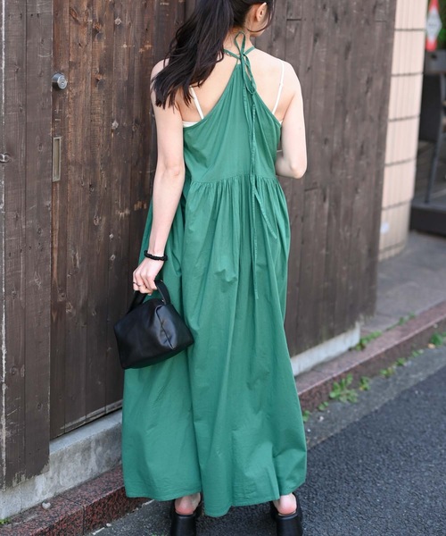 ＆HALF ワンピース 「indian Cotton Collection」インド綿フレアキャミ
