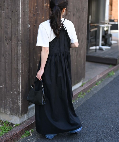 ＆HALF ワンピース 「indian Cotton Collection」インド綿フレアキャミ