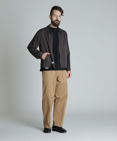 「schott」 ブルゾン X-LARGE チャコールグレー メンズの画像