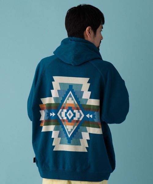「PENDLETON」 プルオーバーパーカー M ホワイト メンズ_画像3