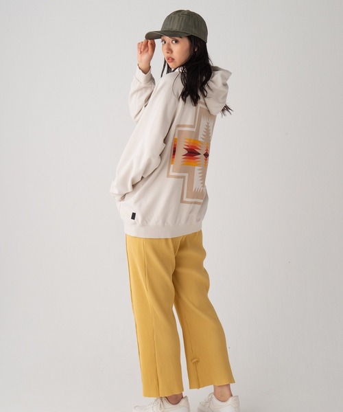 「PENDLETON」 プルオーバーパーカー M ホワイト メンズ_画像6