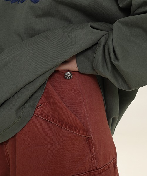 「MASONPRINCE」 カーゴパンツ L レッド メンズ_画像3