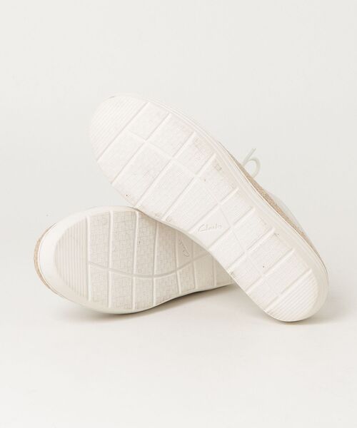 「Clarks」 ローカットスニーカー 6 ホワイト レディース_画像3