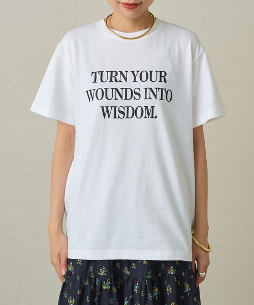 「LOUNGEDRESS」 半袖Tシャツ FREE チャコールグレー レディース_画像2