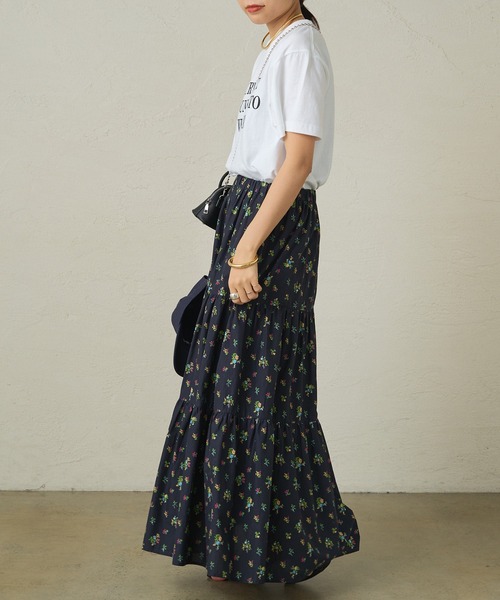 「LOUNGEDRESS」 半袖Tシャツ FREE チャコールグレー レディース_画像9