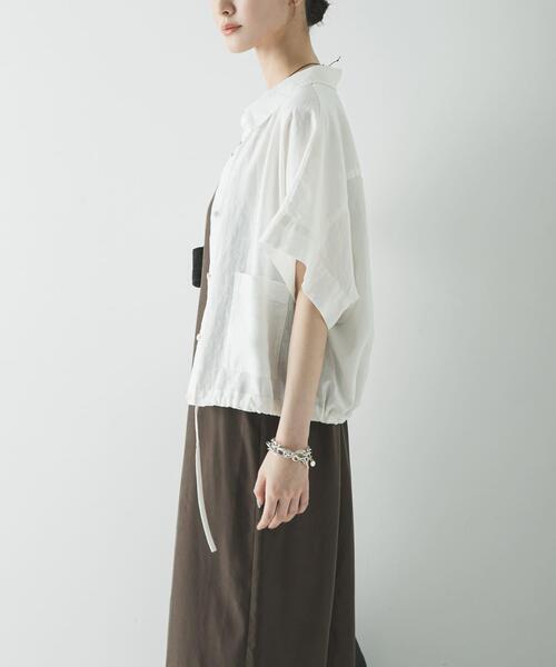 URBAN RESEARCH（アーバンリサーチ） ブラウス シャツ 半袖 ラミー