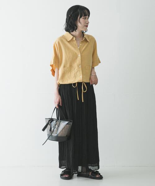 URBAN RESEARCH（アーバンリサーチ） ブラウス シャツ 半袖 ラミー
