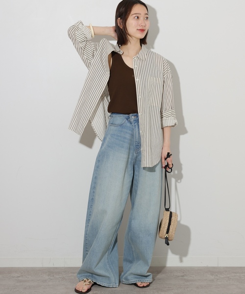 「JOURNAL STANDARD relume」 長袖シャツ FREE ブラウン レディース_画像3