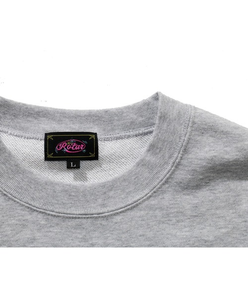 「ROTAR」 スウェットカットソー LARGE ブラック メンズ_画像9