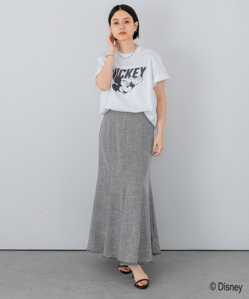 「A part by」 半袖Tシャツ FREE チャコールグレー レディース_画像2