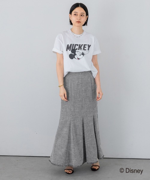 「A part by」 半袖Tシャツ FREE チャコールグレー レディース_画像4