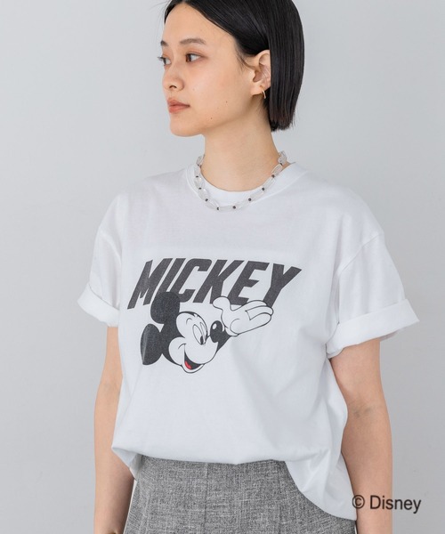 「A part by」 半袖Tシャツ FREE チャコールグレー レディース_画像5