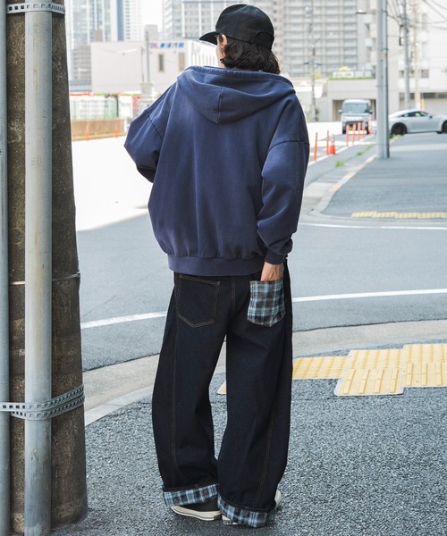 WEGO（ウィゴー） ワイドパンツ ジーンズ WEGO/「26年春夏新作」パッチ