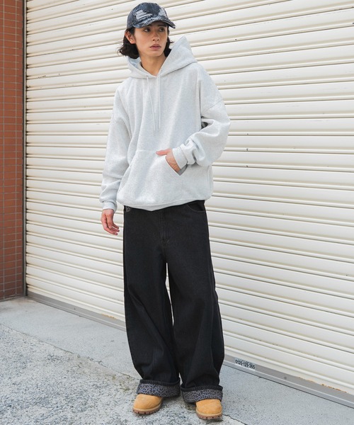 WEGO（ウィゴー） ワイドパンツ ジーンズ WEGO/「26年春夏新作」パッチ