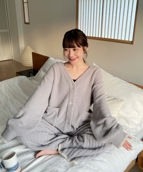 「hinari」 イージーパンツ SMALL アイボリー レディース_画像5