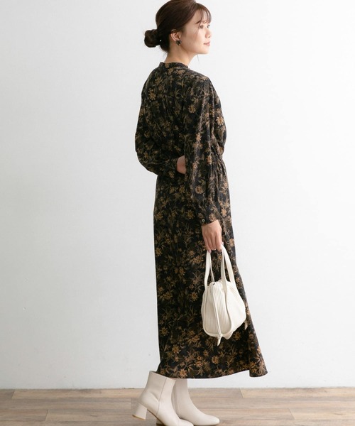 「URBAN RESEARCH ROSSO」 長袖ワンピース FREE グレー レディース_画像7