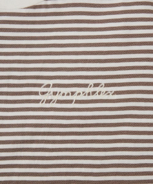 「GYMPHLEX」 半袖Tシャツ 14 チャコールグレー レディース_画像3