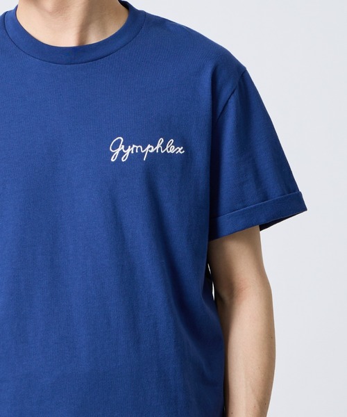 「GYMPHLEX」 半袖Tシャツ 14 チャコールグレー レディース_画像6