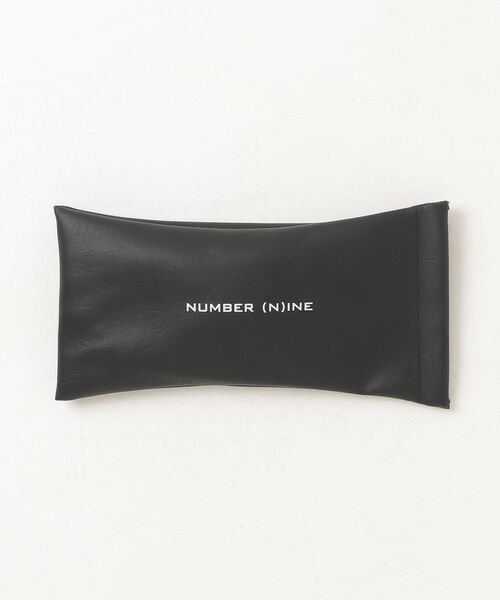 「NUMBER (N)INE」 サングラス FREE クリアブラック メンズ_画像4
