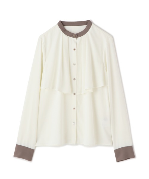 「N.(N. Natural Beauty Basic)」 長袖ブラウス MEDIUM オフホワイト レディース_画像5