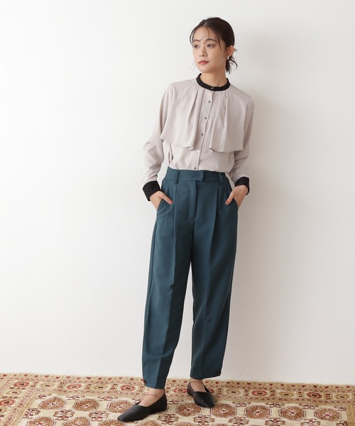 「N.(N. Natural Beauty Basic)」 長袖ブラウス MEDIUM オフホワイト レディース_画像7