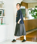 ワイドパンツ ハーフパンツ パンツ 短パン フ...の詳細画像4