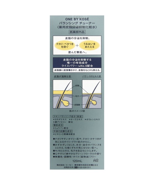 ONE BY KOSE（ワンバイコーセー） 化粧水 医薬部外品 / バランシング
