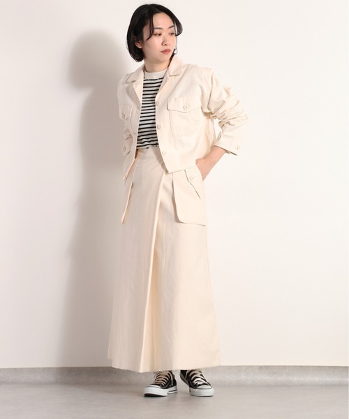 cepo（セポ） スカート ミリタリーラップスカート セットアップ可能