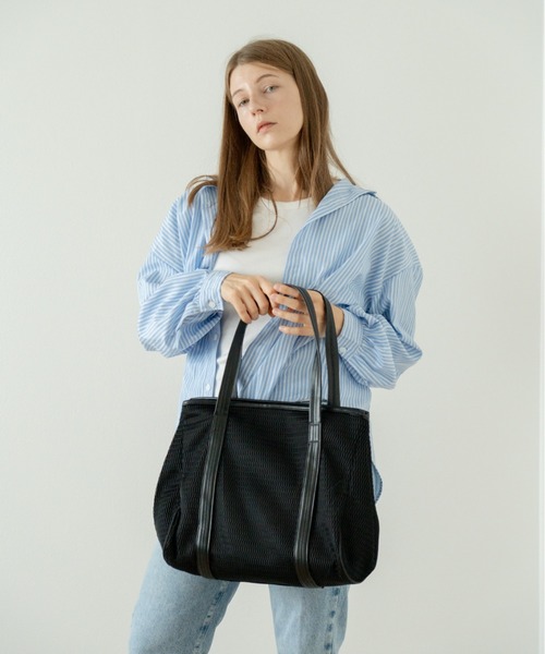 トートバッグ +NIEEH+ MERMAID BAGBROWN ON-KB4-24-202-W-BW NAOTOSATOH