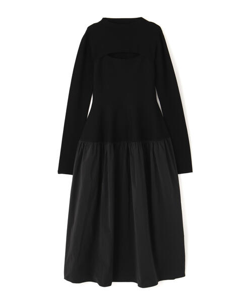 ジルスチュアート　タフタドッキング2Wayワンピース　黒　JILL STUART JILL STUART ワンピース タフタドッキング2WAYワンピース