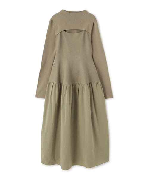 JILL STUART ワンピース タフタドッキング2WAYワンピース